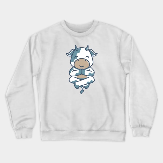 CUTE COW Crewneck Sweatshirt by BERKAH SERAWUNG